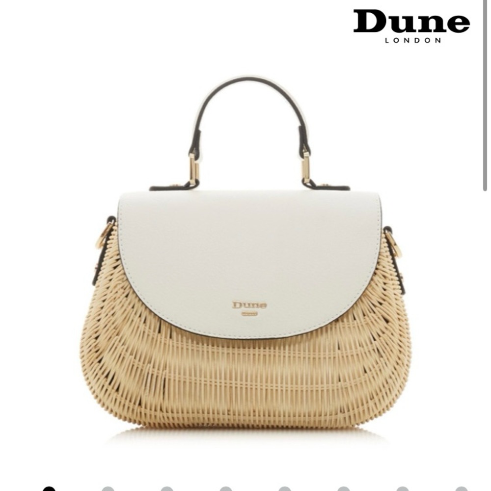 Dune London wicker/ rattan bag